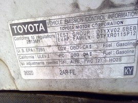 2013 TOYOTA SCION, WHITE, 2.5L, AT,    Z26290